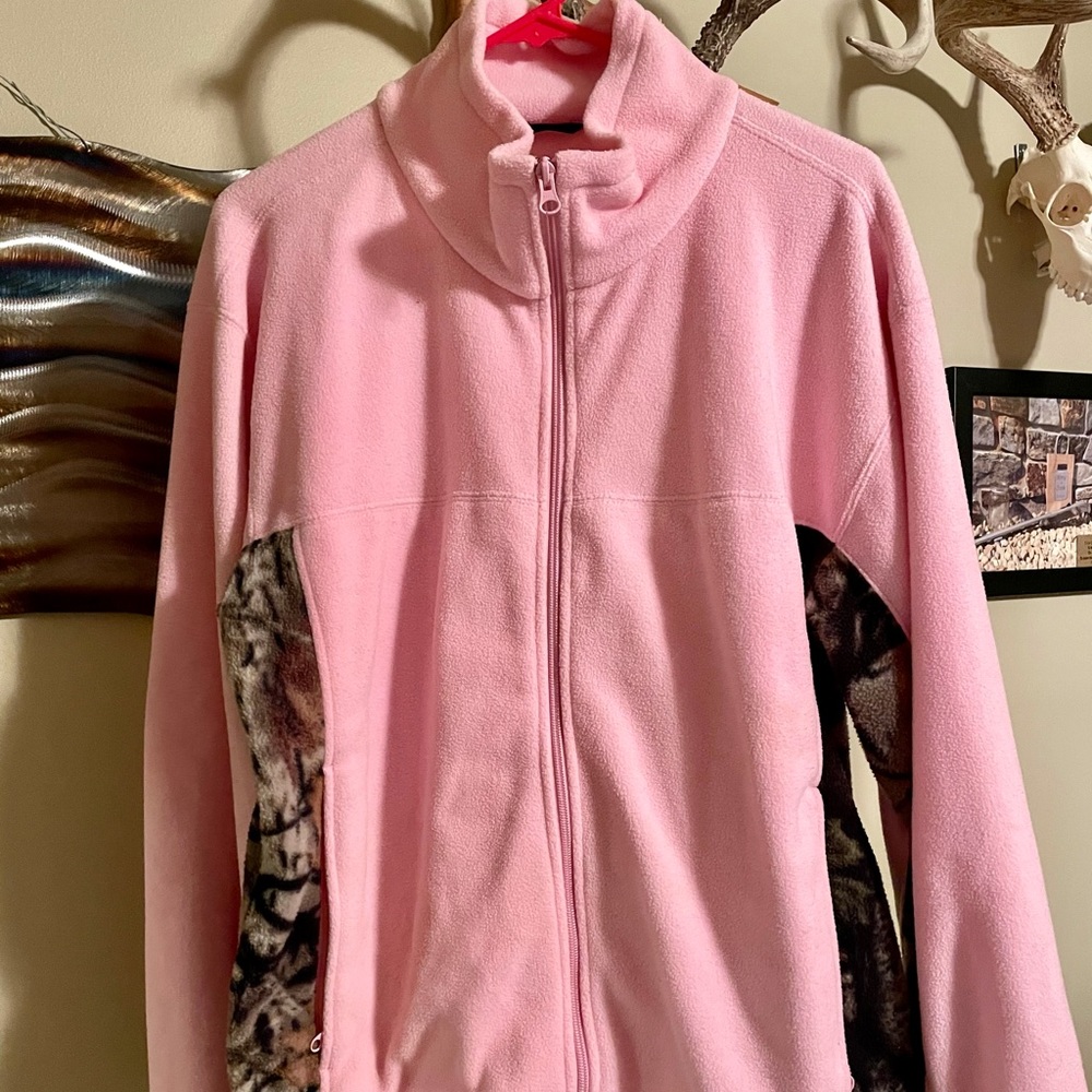 Wood n trail pink with camp fleece jacket